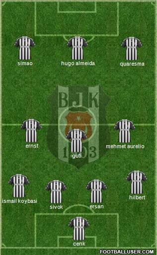 Besiktas JK Formation 2011