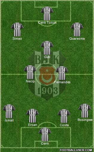 Besiktas JK Formation 2011