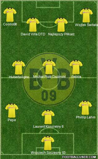 Borussia Dortmund Formation 2011