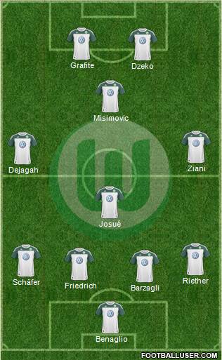 VfL Wolfsburg Formation 2011