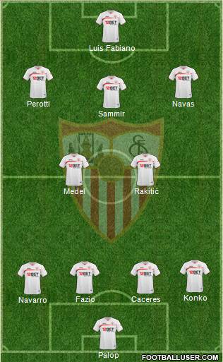 Sevilla F.C., S.A.D. Formation 2011