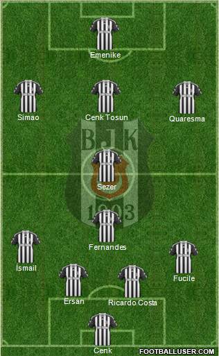 Besiktas JK Formation 2011
