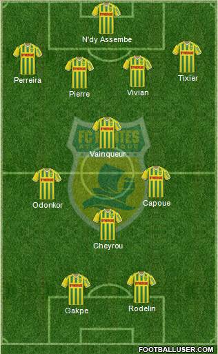 FC Nantes football formation