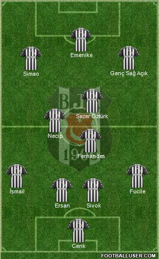 Besiktas JK Formation 2011