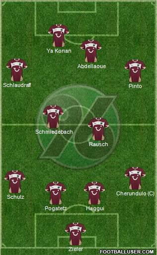 Hannover 96 Formation 2011