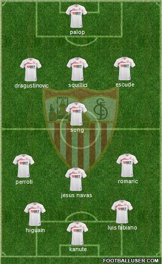 Sevilla F.C., S.A.D. Formation 2011
