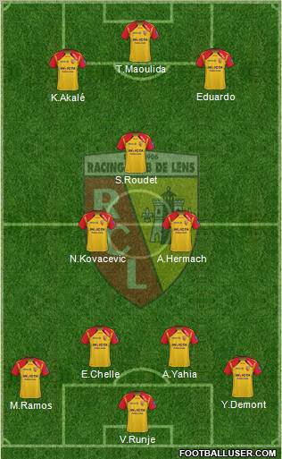 Racing Club de Lens Formation 2011
