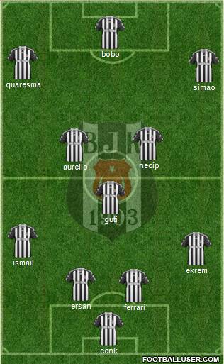 Besiktas JK Formation 2011
