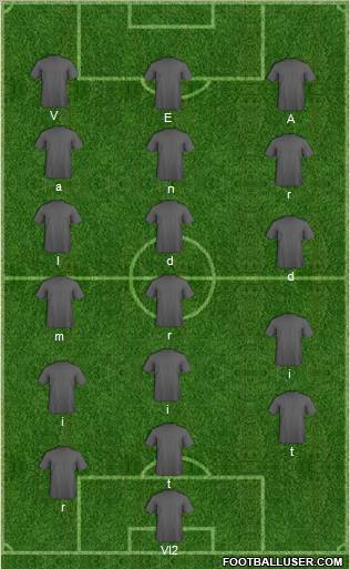 Pro Evolution Soccer Team Formation 2011