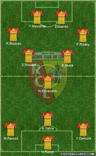 Racing Club de Lens Formation 2011