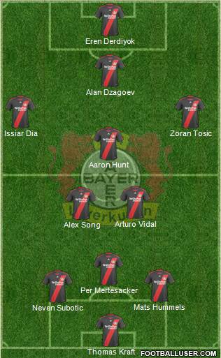 Bayer 04 Leverkusen Formation 2011