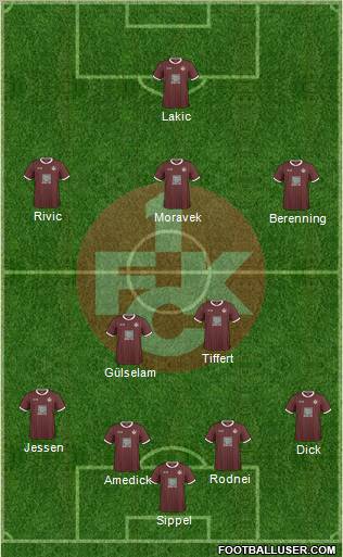 1.FC Kaiserslautern Formation 2011