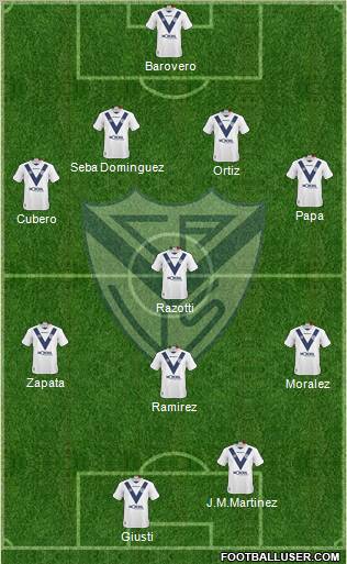 Vélez Sarsfield Formation 2011