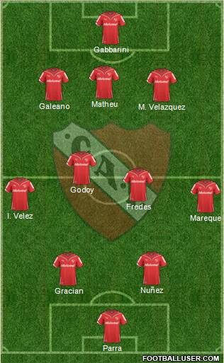 Independiente Formation 2011