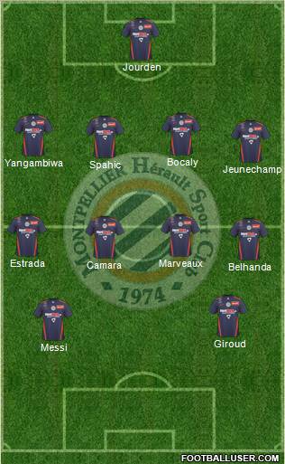 Montpellier Hérault Sport Club Formation 2011