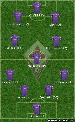 Fiorentina Formation 2011