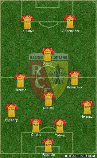 Racing Club de Lens Formation 2011