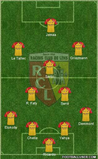 Racing Club de Lens Formation 2011
