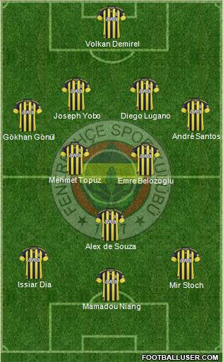 Fenerbahçe SK Formation 2011