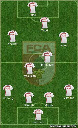 FC Augsburg Formation 2011