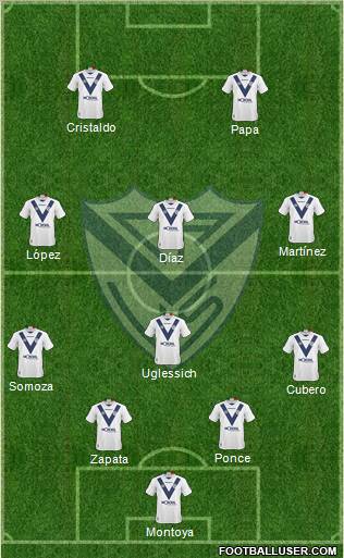 Vélez Sarsfield Formation 2011