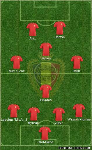 Belgium Formation 2011