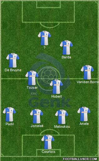 K Racing Club Genk football formation