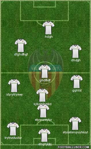 Valencia C.F., S.A.D. Formation 2011