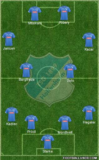 TSG 1899 Hoffenheim Formation 2011