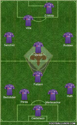 Fiorentina Formation 2011