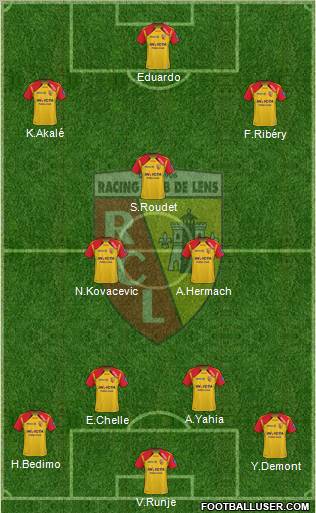Racing Club de Lens Formation 2011