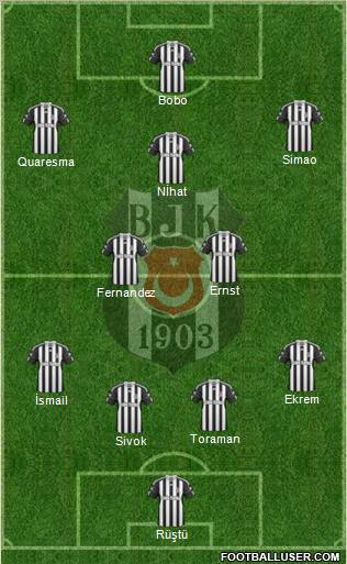 Besiktas JK Formation 2011