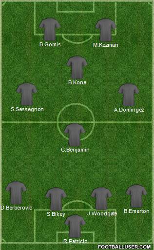 Pro Evolution Soccer Team Formation 2011
