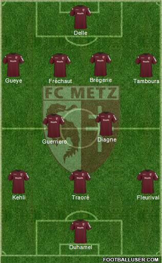 Football Club de Metz football formation