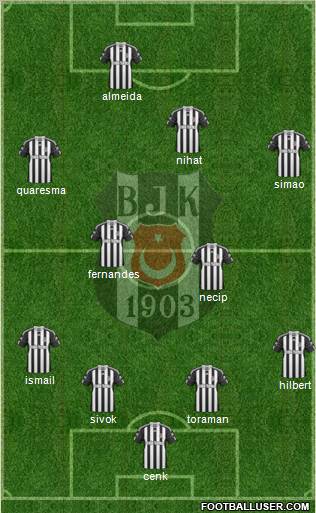 Besiktas JK Formation 2011