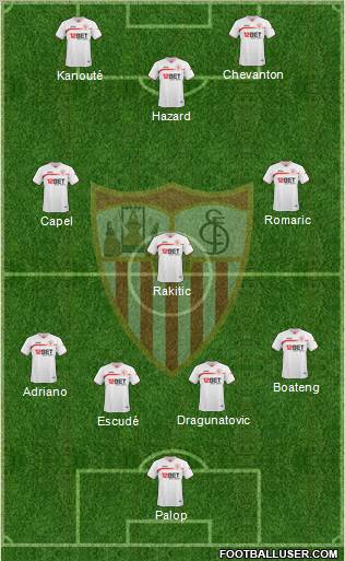 Sevilla F.C., S.A.D. Formation 2011