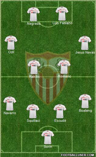 Sevilla F.C., S.A.D. Formation 2011