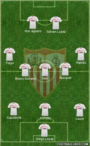 Sevilla F.C., S.A.D. Formation 2011