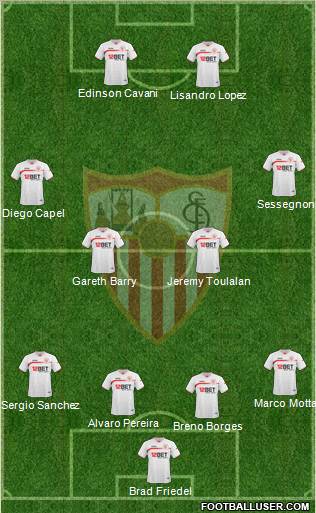 Sevilla F.C., S.A.D. Formation 2011