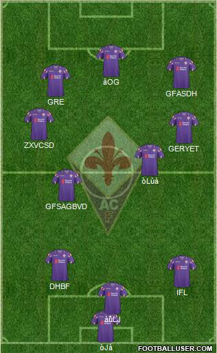 Fiorentina Formation 2011