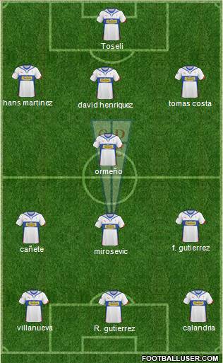 CD Universidad Católica Formation 2011