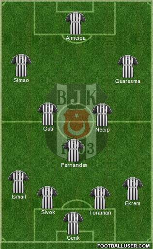 Besiktas JK Formation 2011
