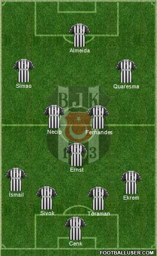 Besiktas JK Formation 2011