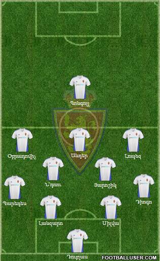 R. Zaragoza S.A.D. Formation 2011