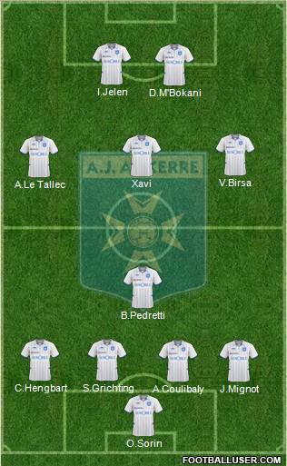 A.J. Auxerre Formation 2011