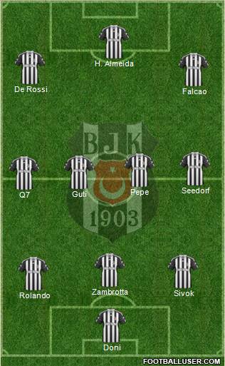 Besiktas JK Formation 2011