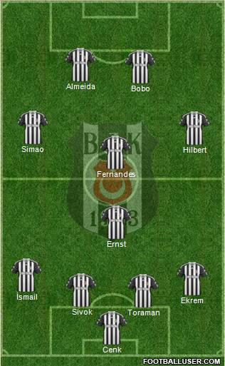 Besiktas JK Formation 2011