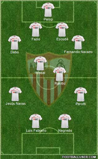 Sevilla F.C., S.A.D. Formation 2011
