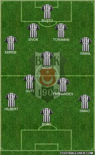 Besiktas JK Formation 2011