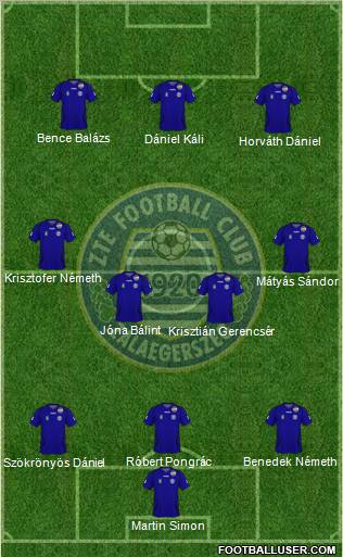 ZTE Football Club Formation 2011